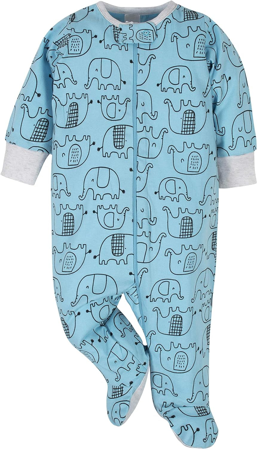 Baby-Boys 4-Pack Sleep 'N Play Footies